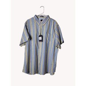 Ben Sherman Shirt 2xl Striped Stretch Button Down